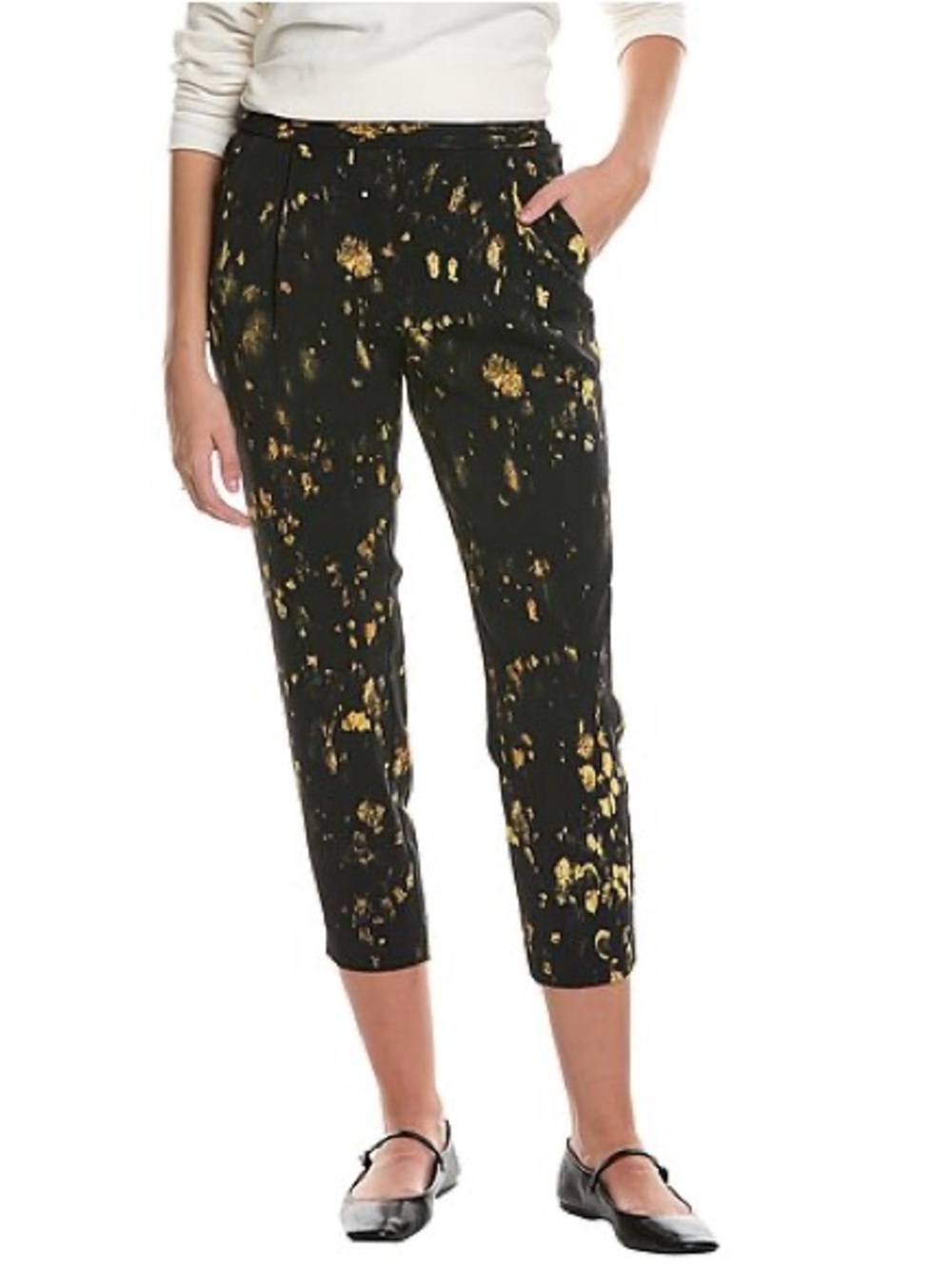 Allsaints Aleida Ronnie Mid Rise Trouser Size 4